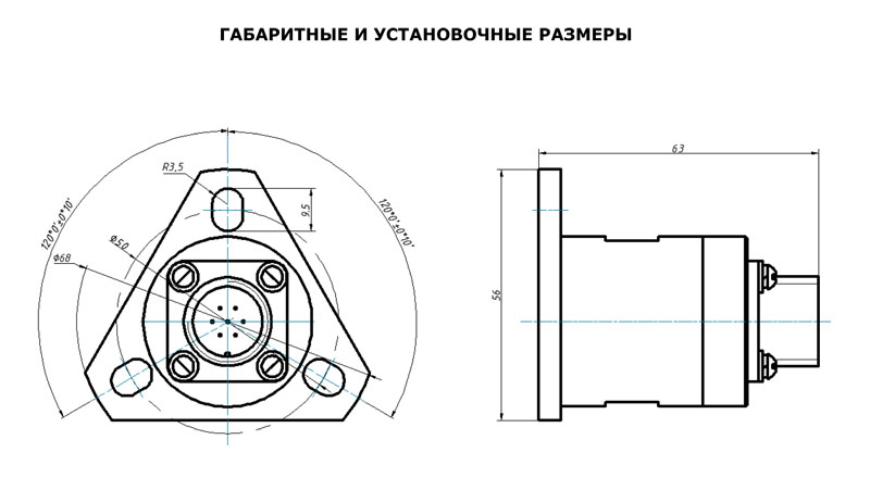 Схема установочных и габаритных размеров ВСВ-350П Схема установочных и габаритных размеров ВСВ-350П