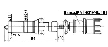 Габаритные и установочные размеры ИС-470А